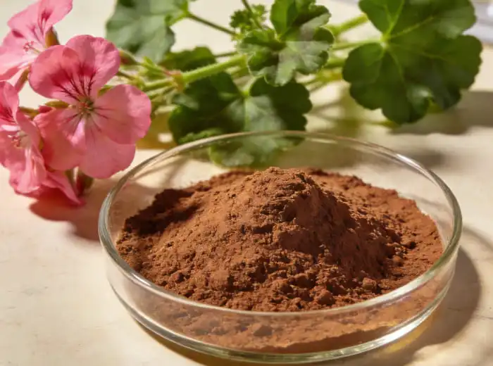 What are the Main Active Compounds in Geranium Extract Powder?